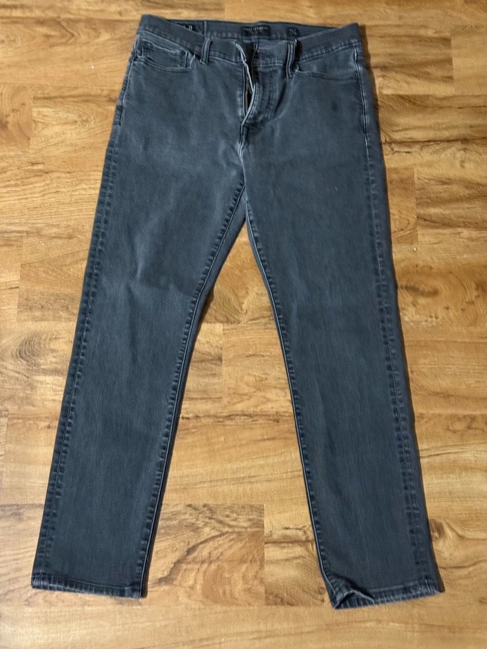 Lucky Brand Men's Slim Straight Jeans in Charcoal Black